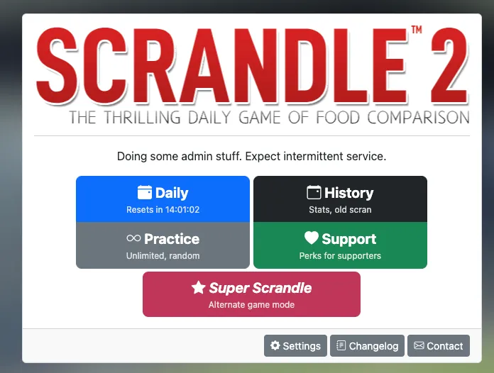 scrandle game screen shot