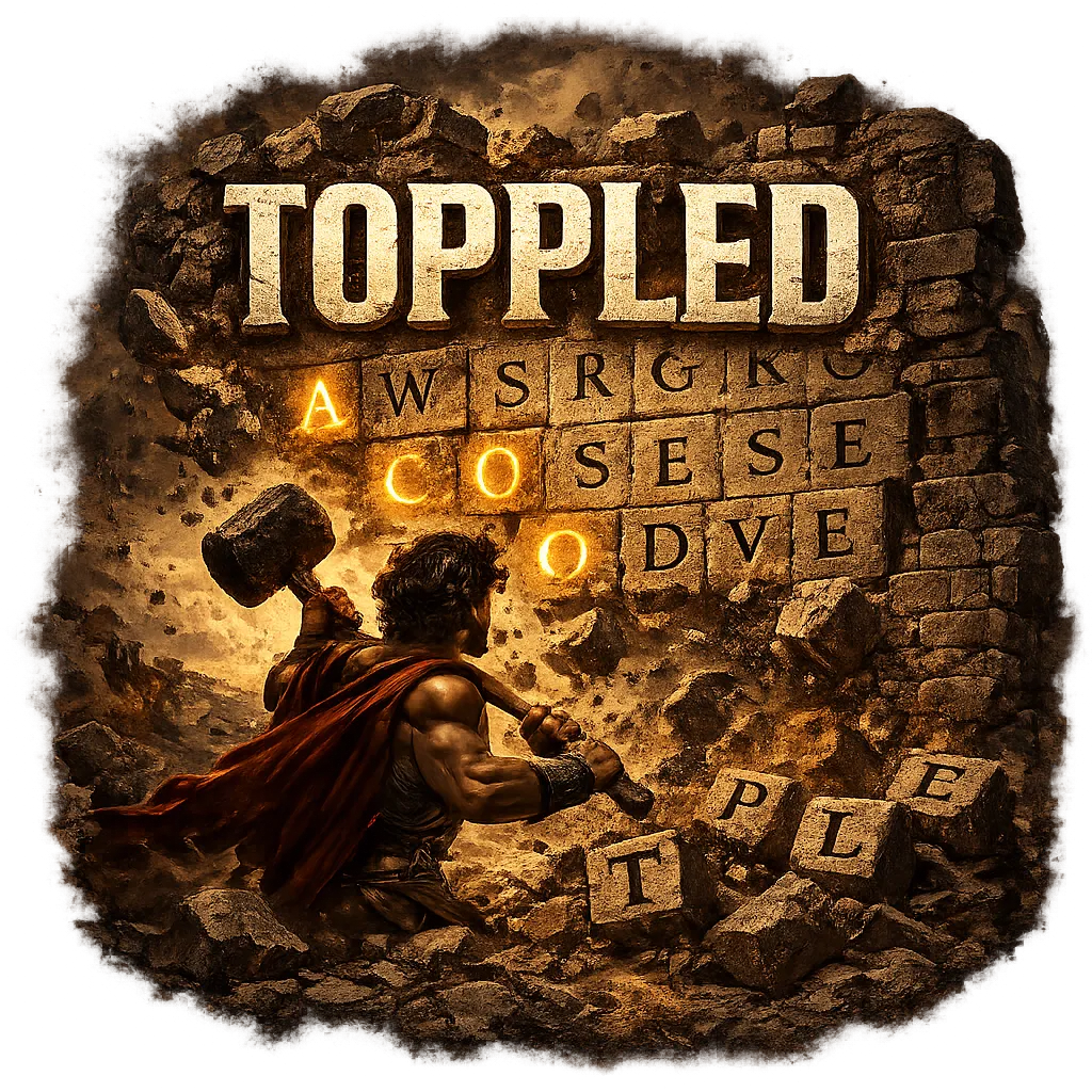 Toppled logo