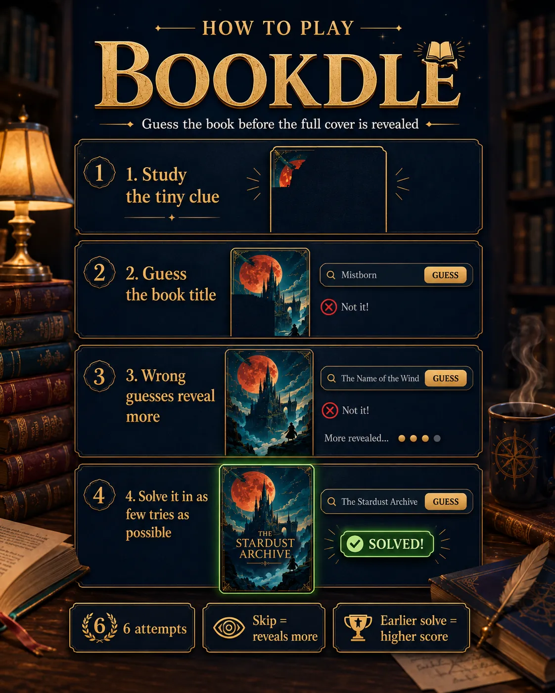 How To Play Bookdle