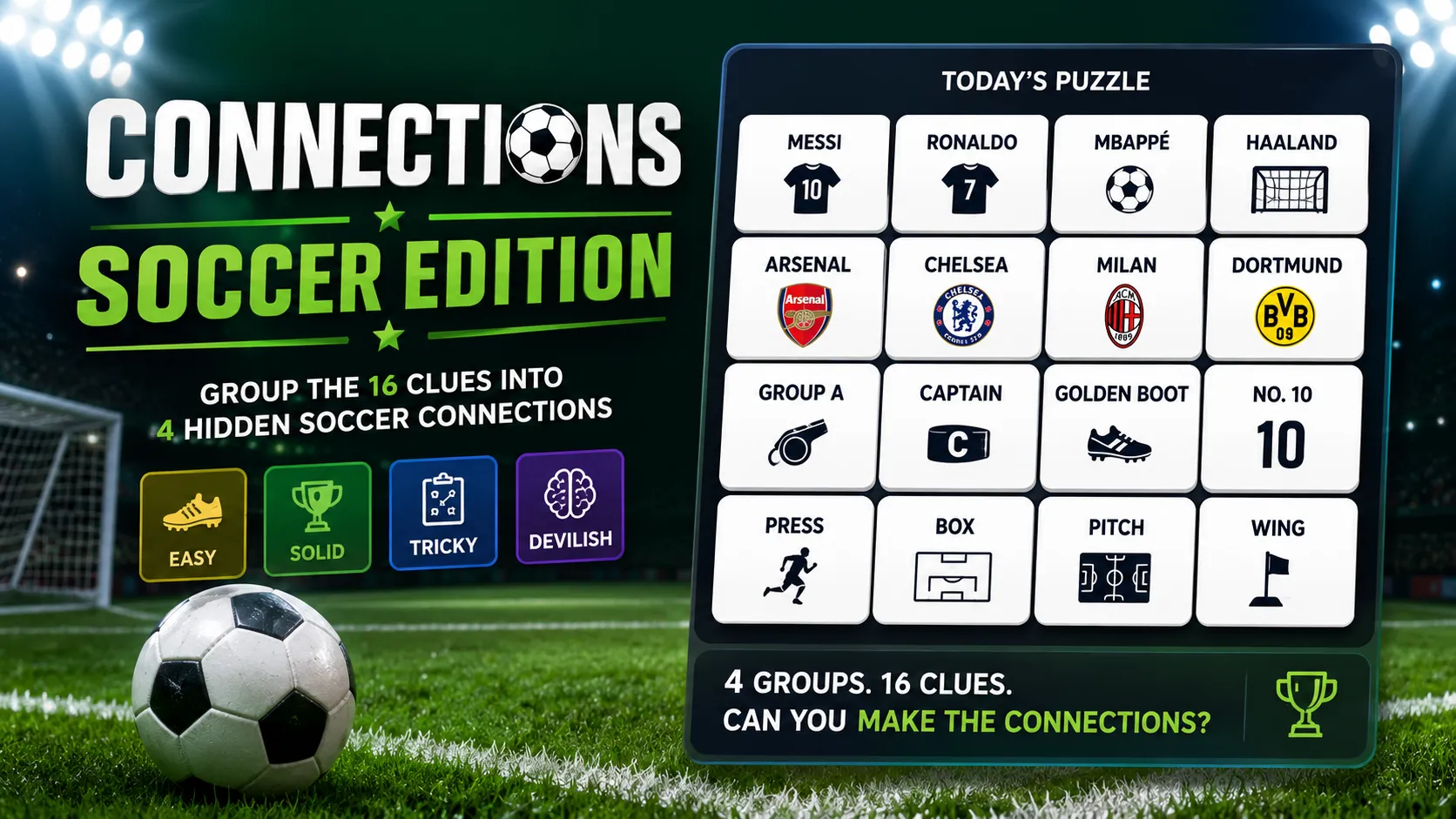 Connections: Soccer Edition