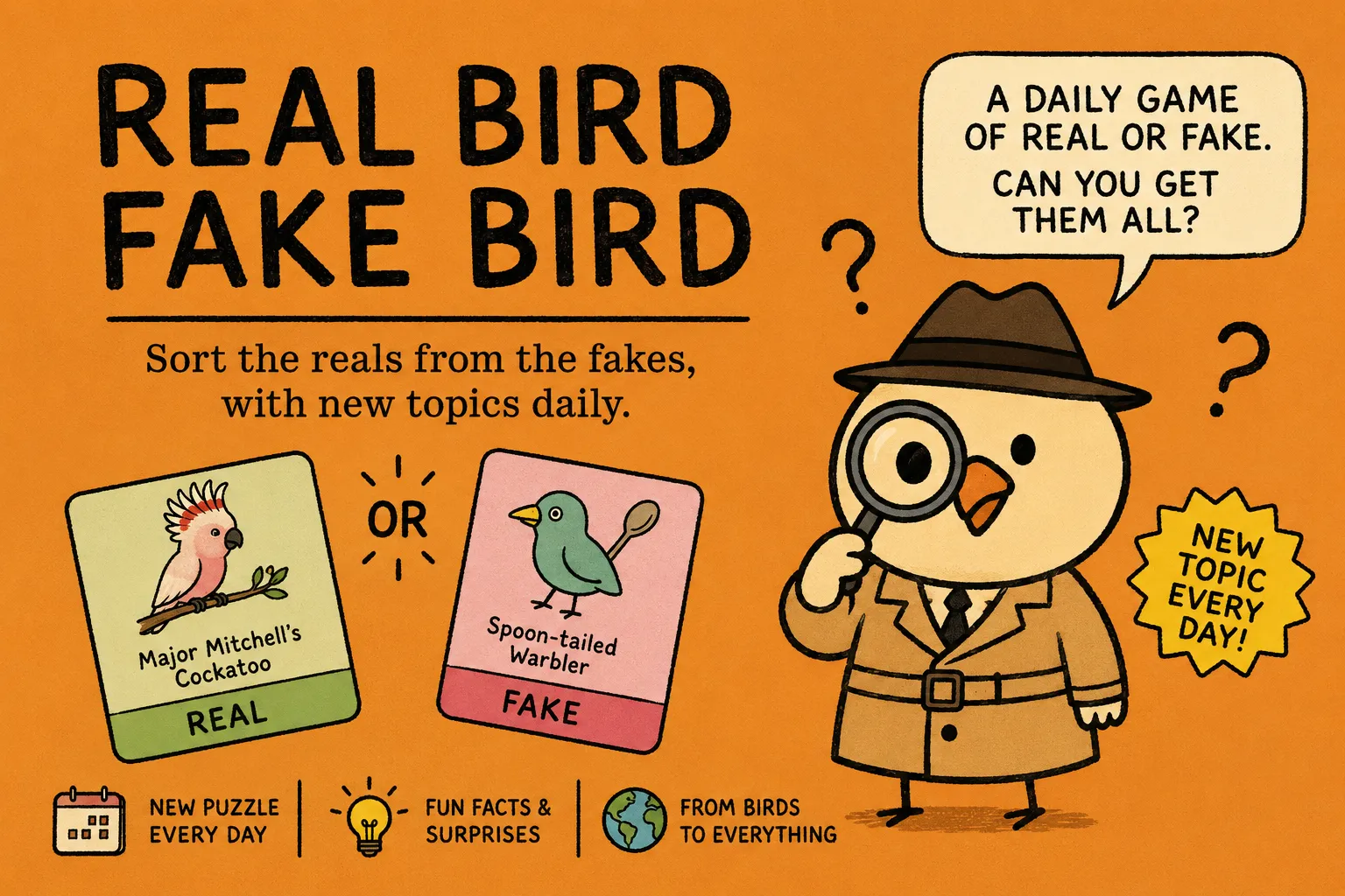 Real Bird Fake Bird