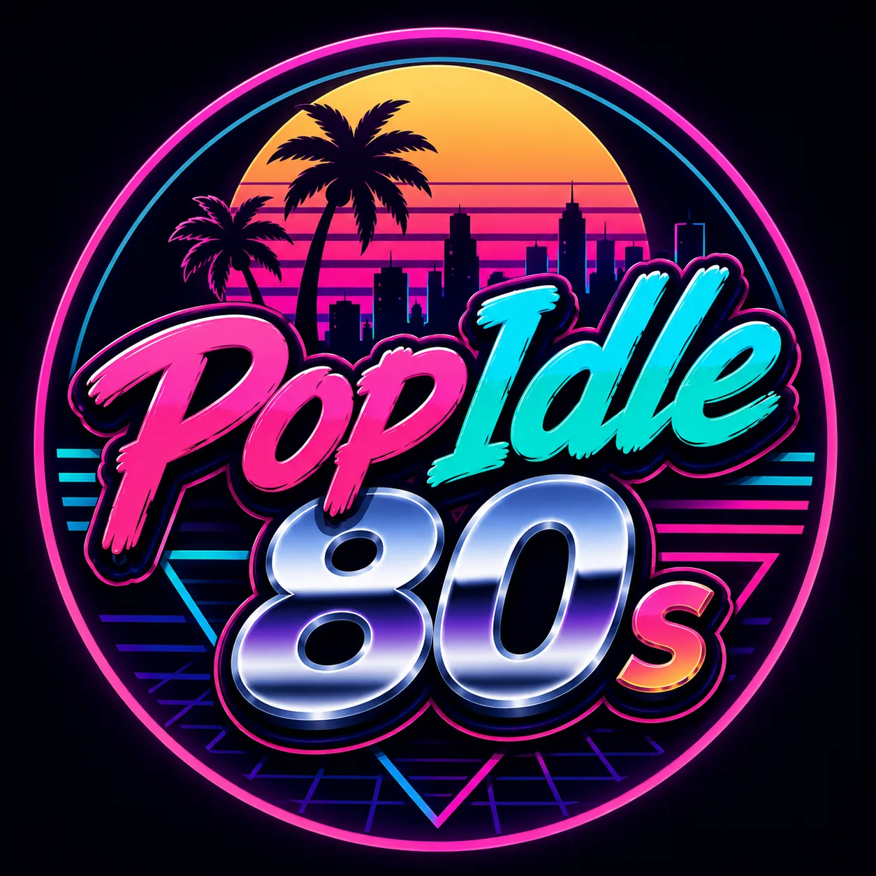 PopIdle80s logo