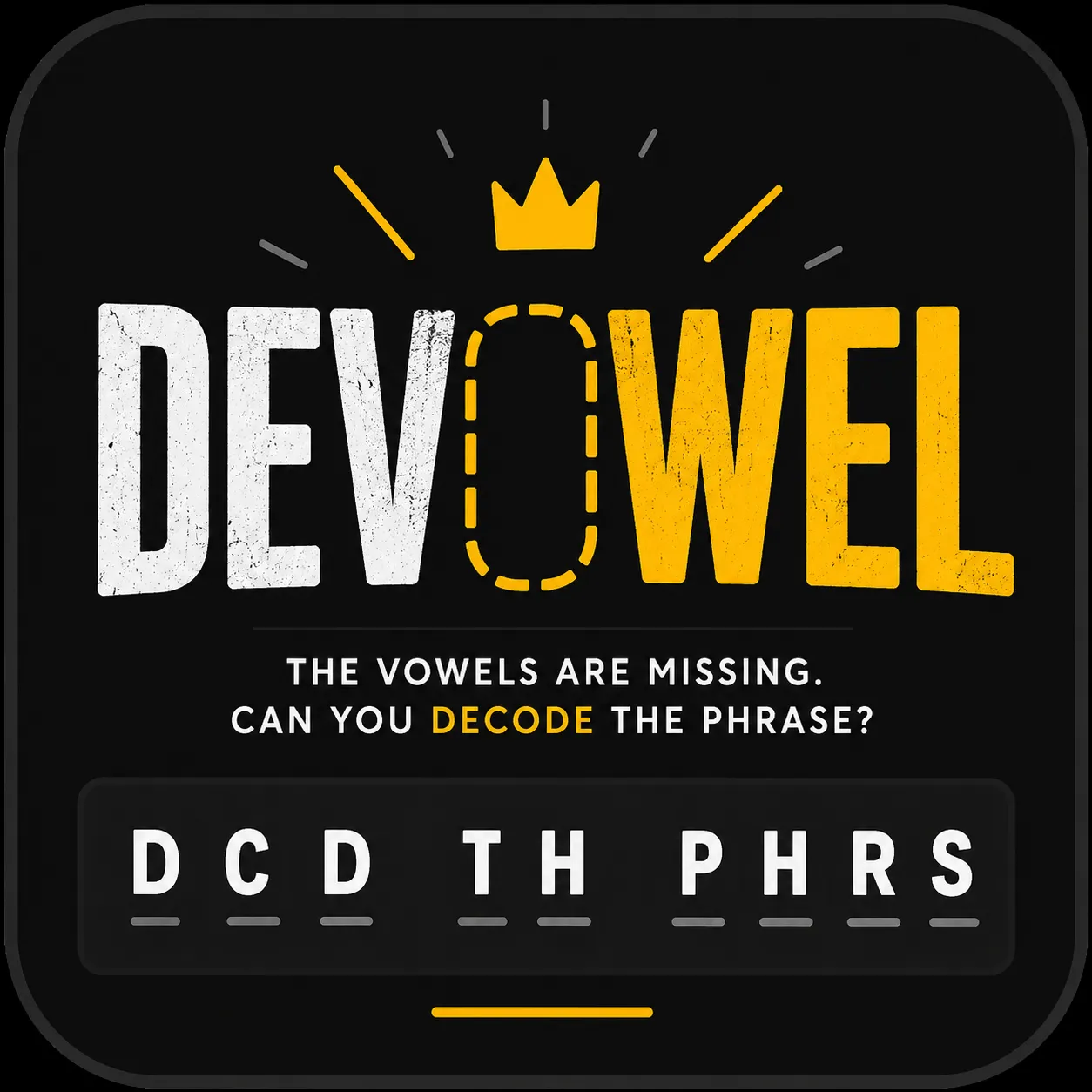 Devowel