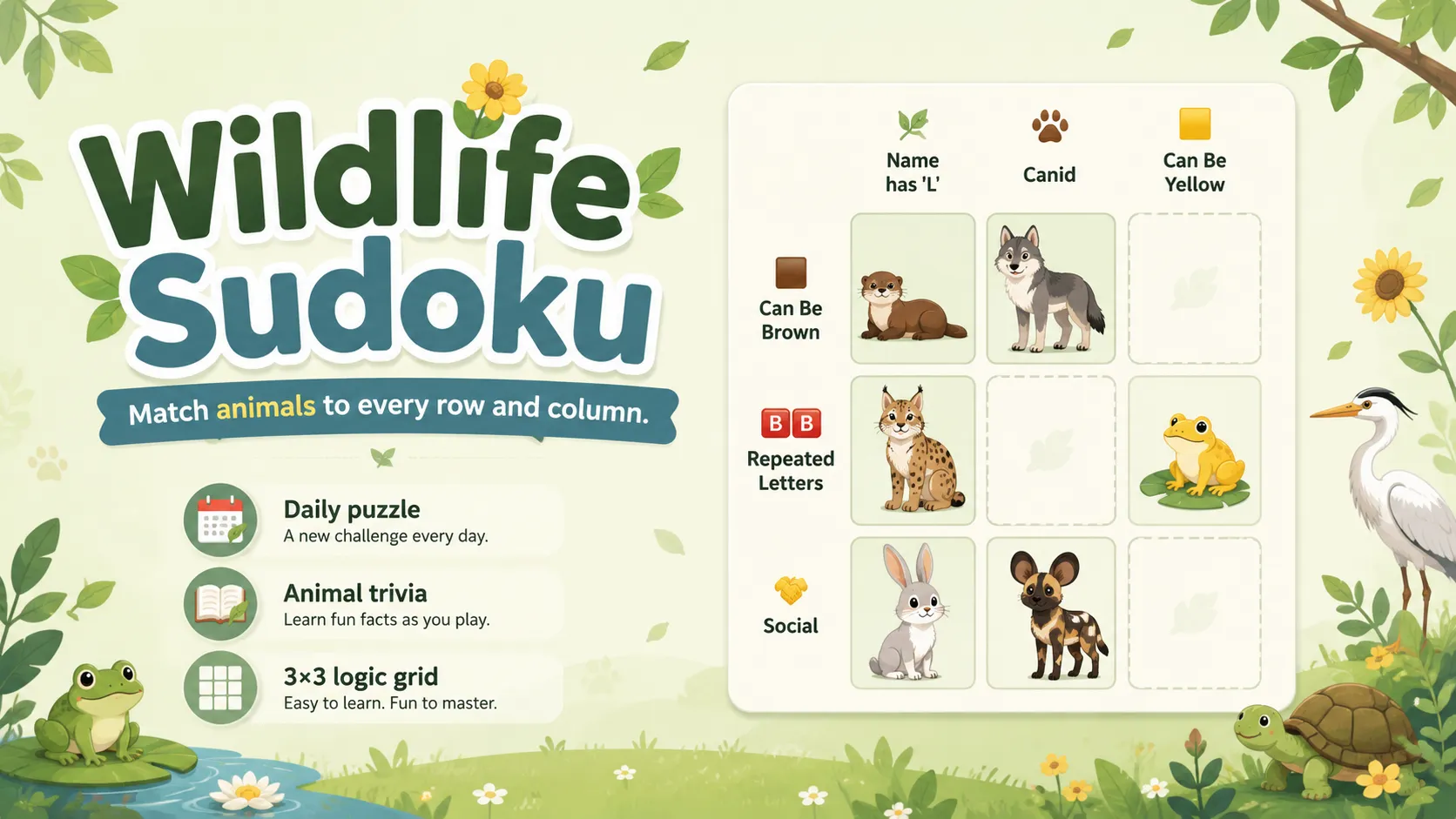 Wildlife Sudoku