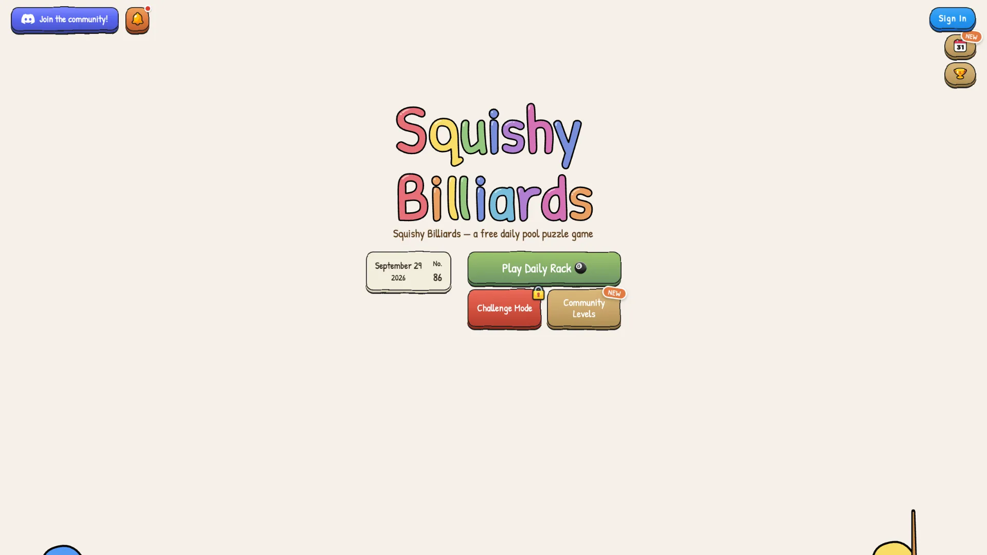 Squishy Billiards cover