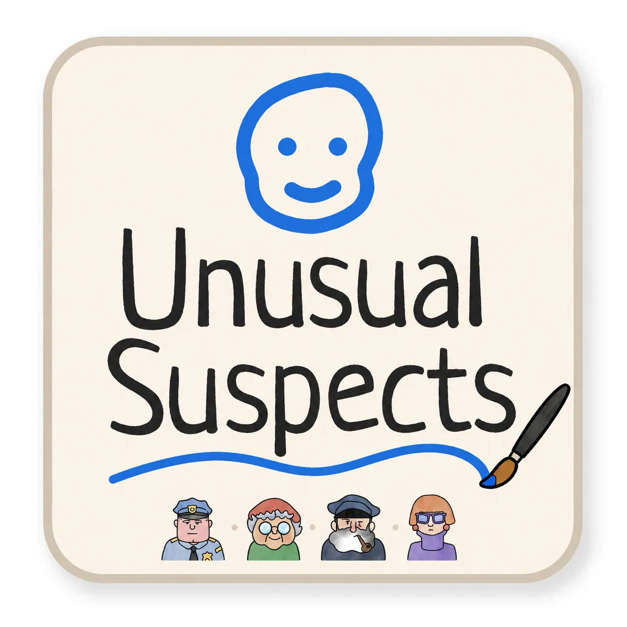 Unusual Suspects Game logo