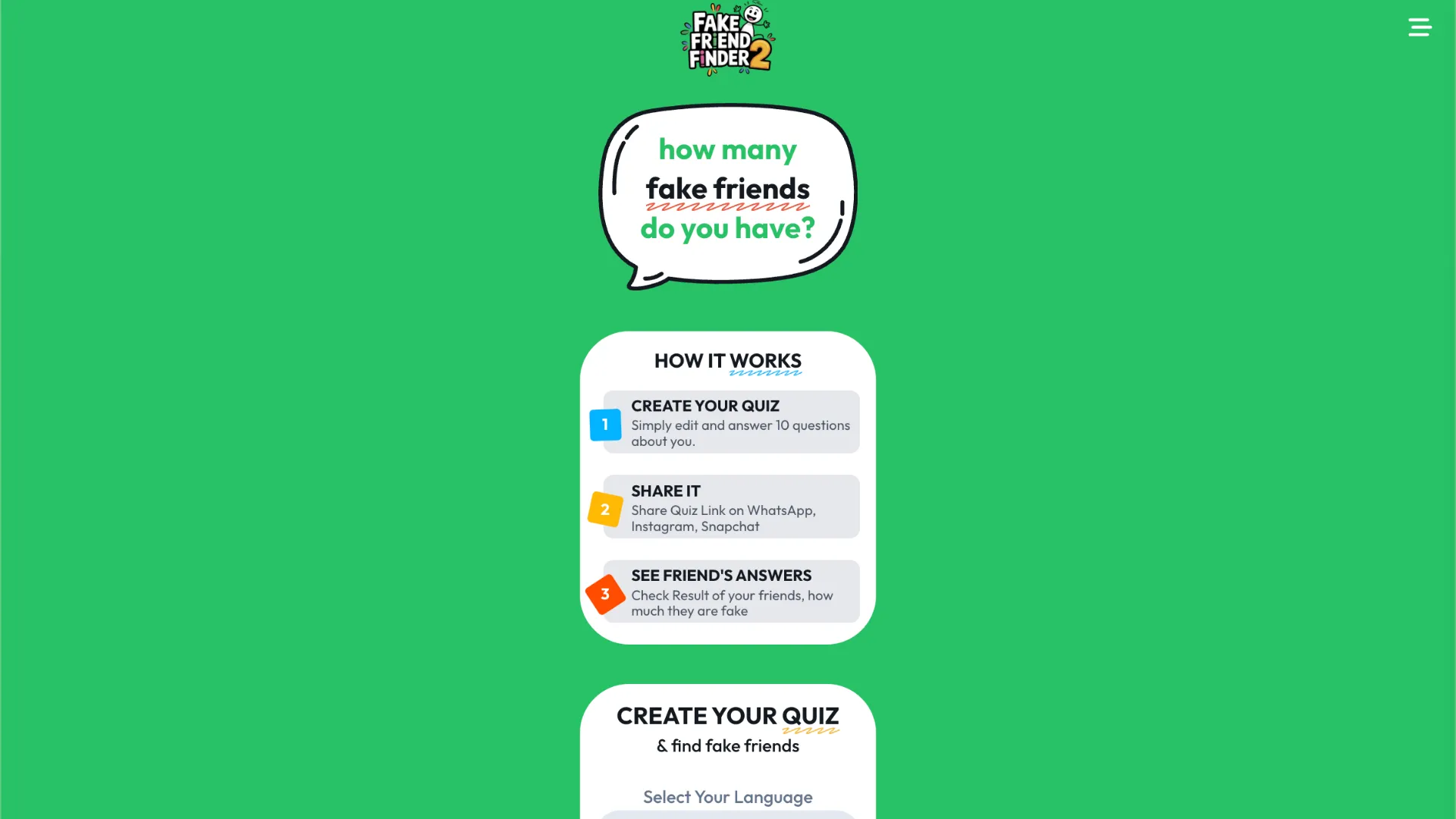 Fake Friend Finder 2 cover