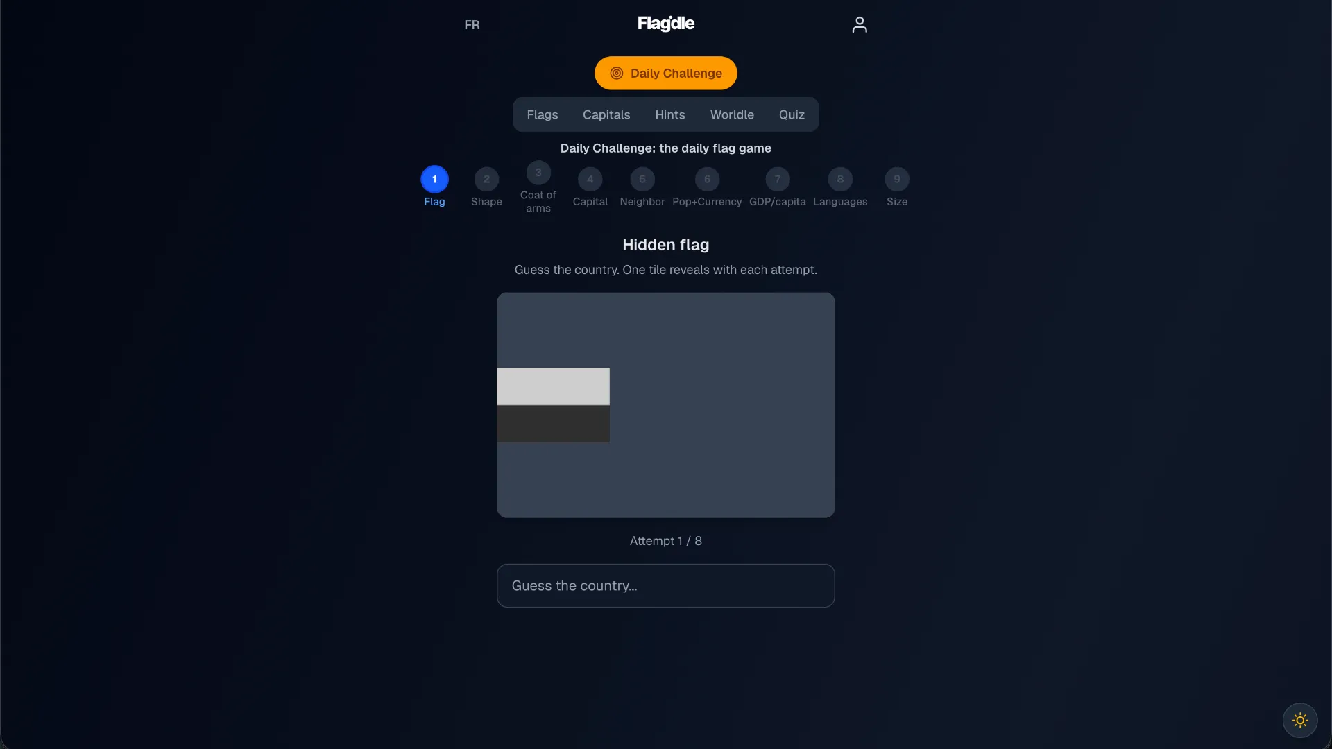Flagdle cover