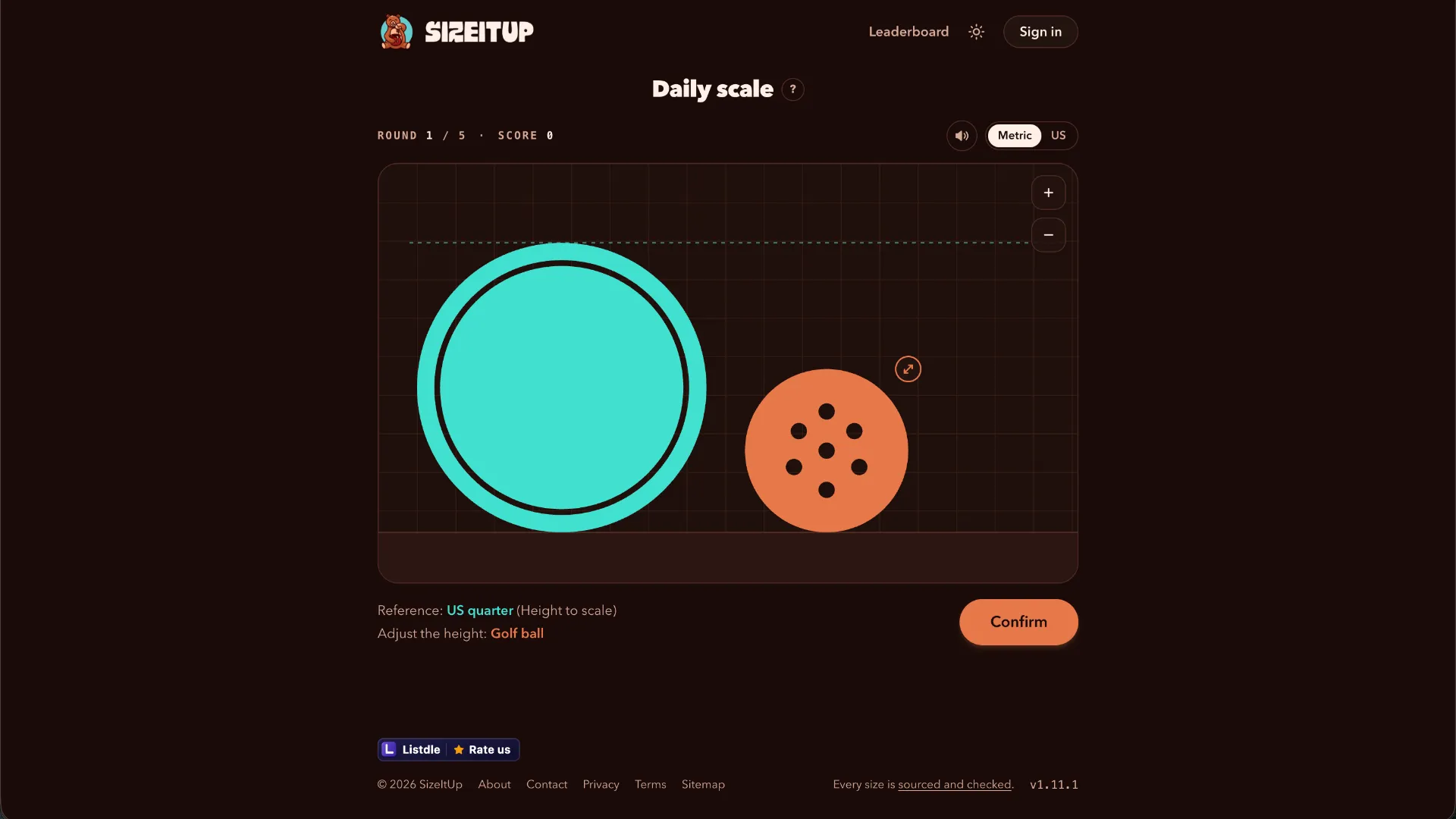Size It Up cover