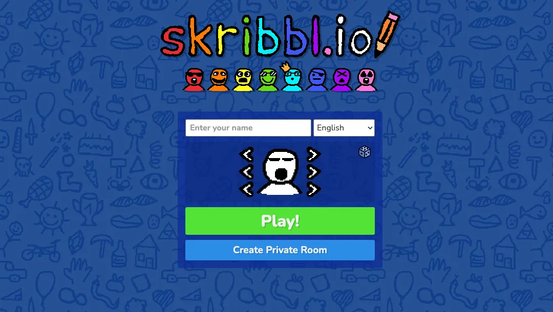 skribbl game screen shot