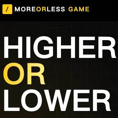 More or Less Game logo