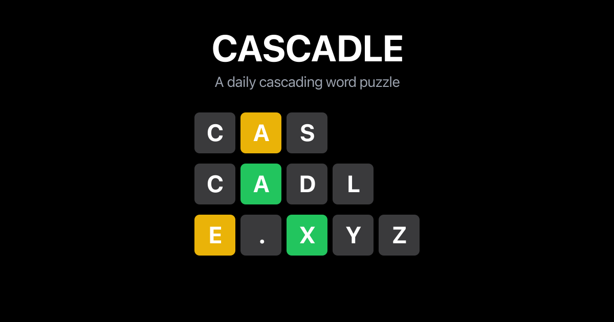 Cascadle