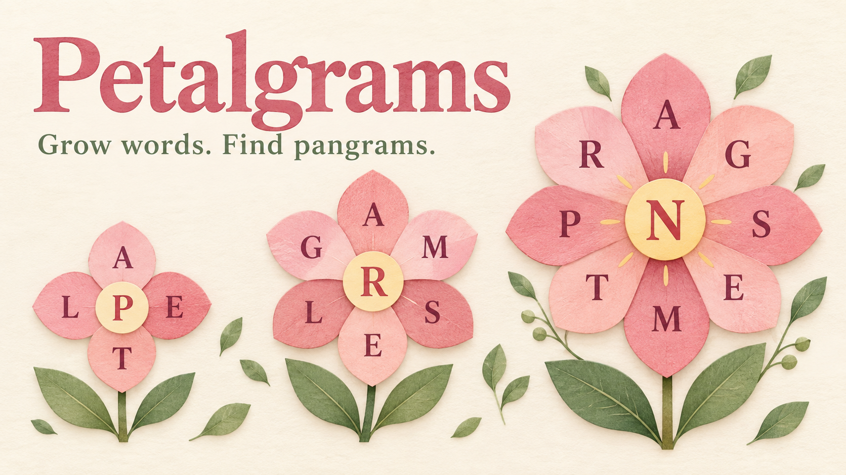 Petalgrams editorial illustration inspired by the game
